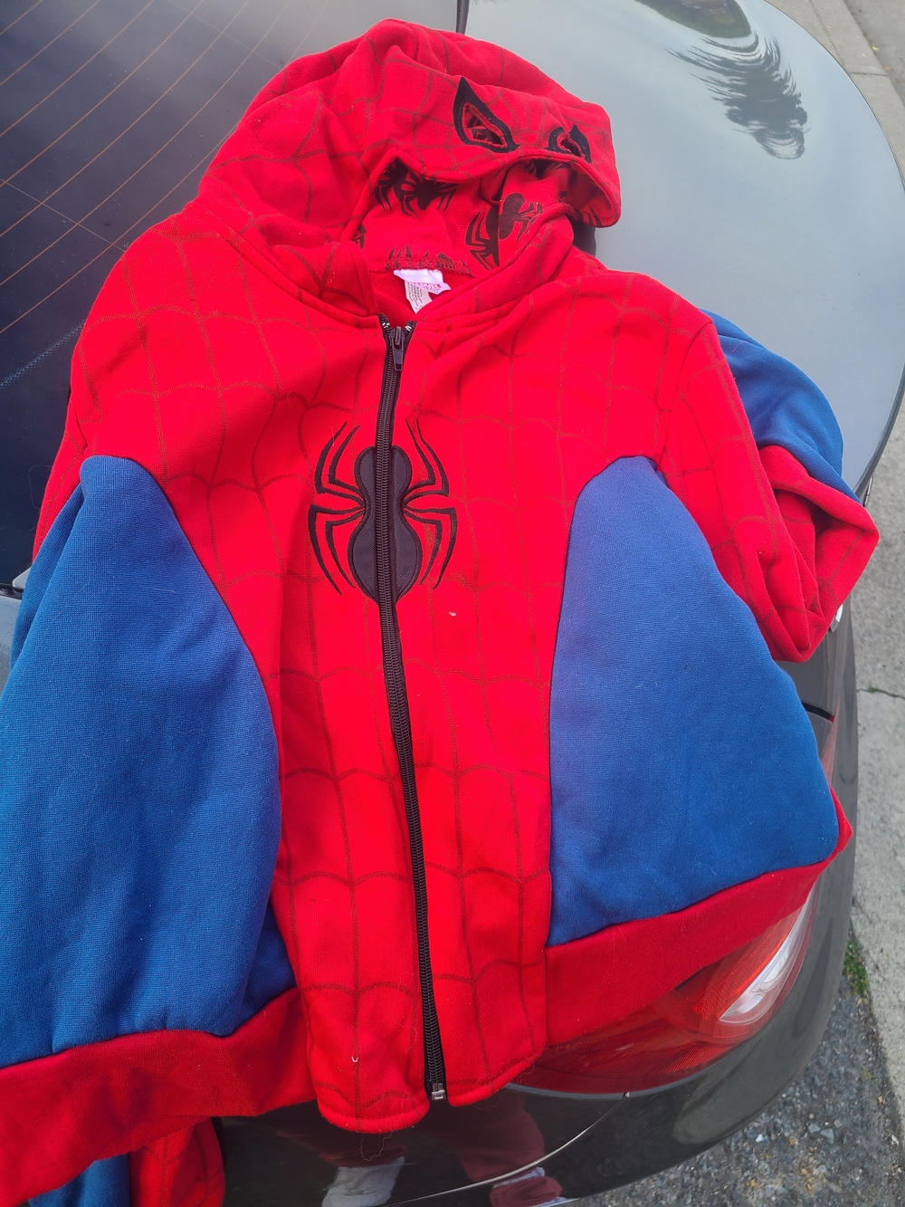 Spiderman Red & Blue Kids Hoodie